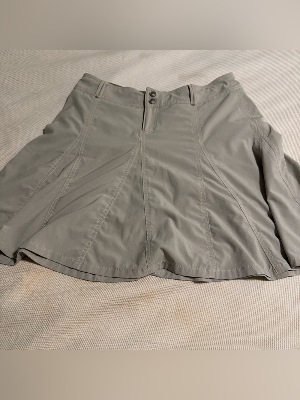 Athleta Gray Golf Skort Women’s 8P Petite Performance Stretch Athletic Skort